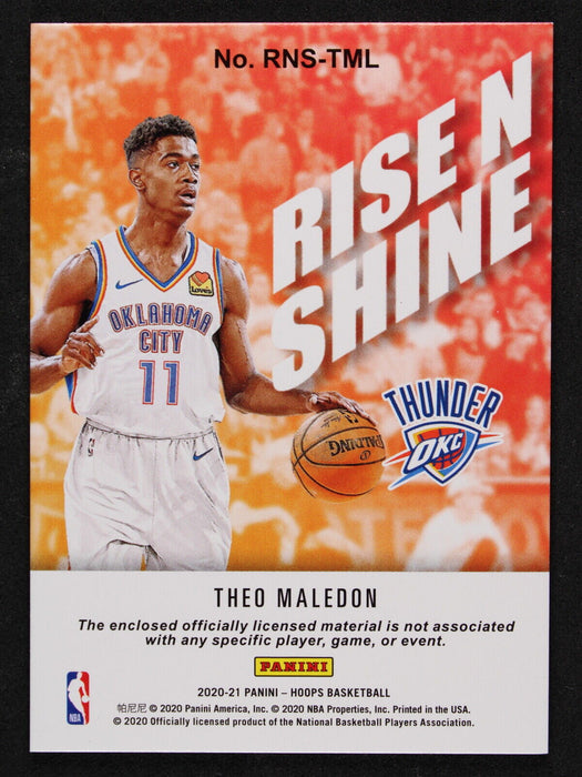 2020 Hoops - Theo Maledon #RNS-TML  Oklahoma City Thunder NM-MINT+