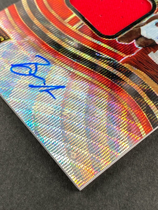 2020 Panini Select Brandon Aiyuk TMall Red Wave Prizm Patch Auto Autograph 49ers