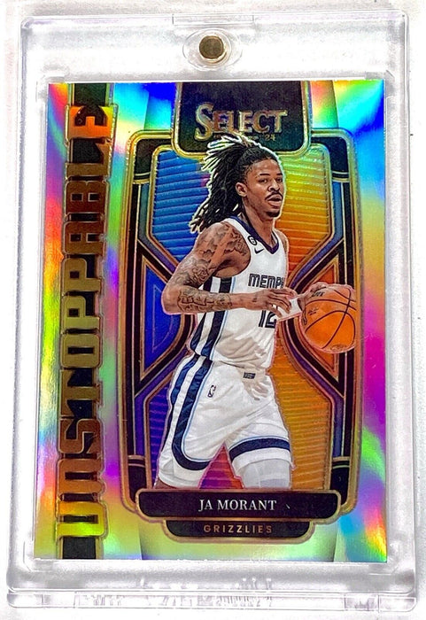 Spectacular Ja Morant Refractor Card - Panini SP GRIZZLIES INCLUDES CASE