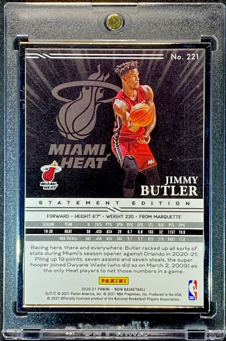 JIMMY BUTLER RARE SILVER METAL FRAMED COLLECTORS CARD #/25 Miami Heat