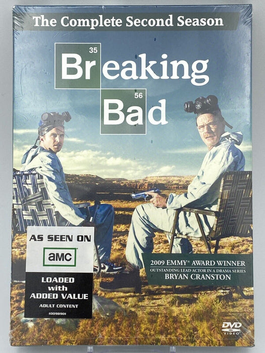 Breaking Bad: COMPLETE Season 2 DVD (13 Episodes 4 Discs) Brand New Sealed