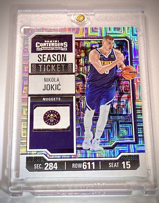 Nikola Jokic RARE MOJO REFRACTOR CARD -  PANINI SP DENVER NUGGETS