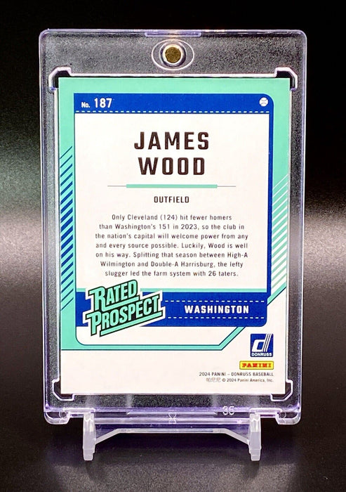 James Wood ROOKIE LIBERTY FOIL REFRACTOR RARE SP NATIONALS w/CASE