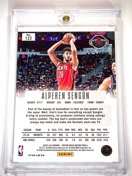 Alperen Sengun RARE REFRACTOR CARD -  PANINI SP HOUSTON ROCKETS