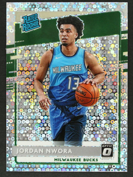 2020-21 Optic Jordan Nwora Rated Rookie #189 Silver Fast Break Prizm