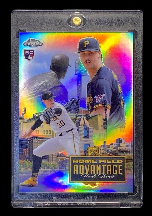 Paul Skenes RARE ROOKIE REFRACTOR CARD INVESTMENT SSP TOPPS CHROME CASE HIT