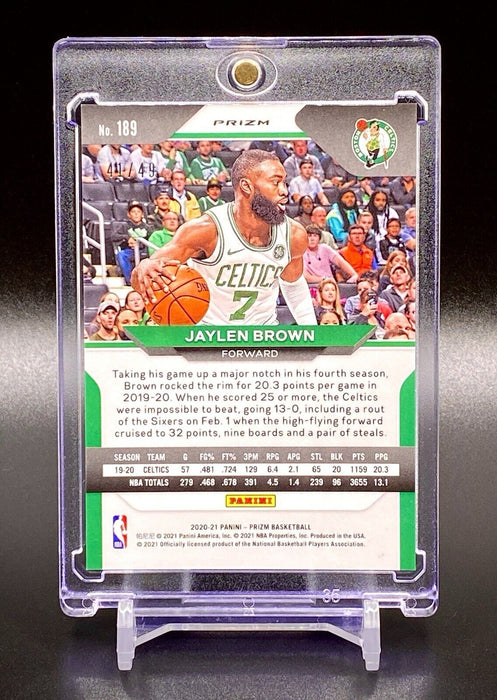 Jaylen Brown RARE #/49 ORANGE REFRACTOR SP PANINI CELTICS w/CASE