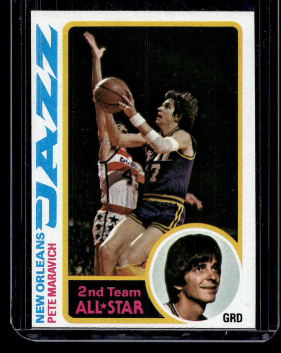 1978 Topps Pete Maravich #80   New Orleans Jazz NR-MINT SHARP