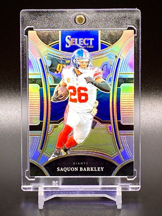 Saquon Barkley REFRACTOR COLLECTORS CARD PANINI SP GIANTS/EAGLES w/CASE