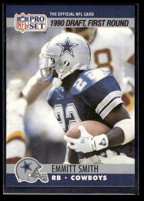 1990 Pro Set Emmitt Smith #685  Rookie Dallas Cowboys Near mint or better