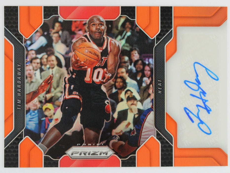 Tim Hardaway 2016 Prizm Orange AUTO #72 /25