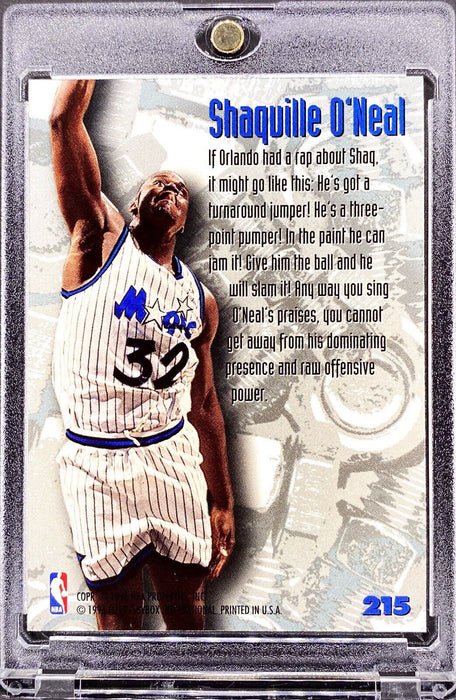 Spectacular Shaquille O'Neal METAL CARD NBA MAGIC w/CASE