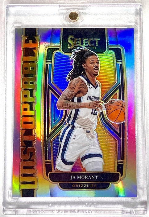 Spectacular Ja Morant Refractor Card - Panini SP GRIZZLIES INCLUDES CASE