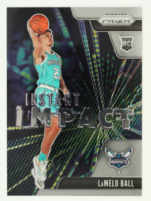 2020-21 Prizm LaMELO BALL #21 Instant Impact Rookie RC Charlotte Hornets