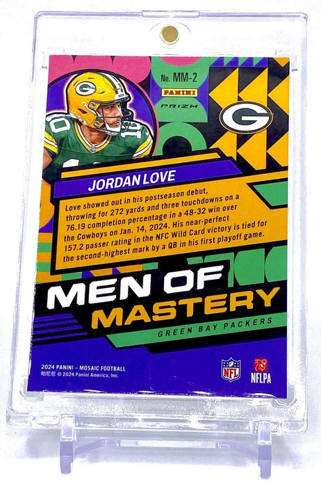 Jordan Love RARE REFRACTOR INVESTMENT CARD SP PANINI PACKERS w/CASE