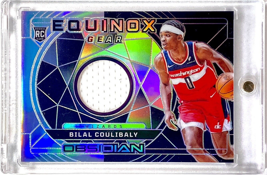 Spectacular Bilal Coulibaly ROOKIE REFRACTOR PATCH CARD SP #/249 WIZARDS w/CASE