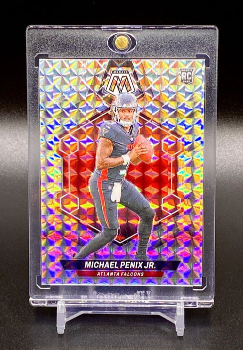 Michael Penix Jr.  ROOKIE REFRACTOR CARD SP FALCONS w/CASE