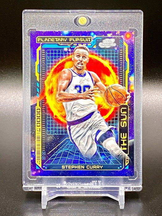 Stephen Curry RARE COSMIC REFRACTOR INVESTMENT CARD SP CHROME WARRIORS w/CASE