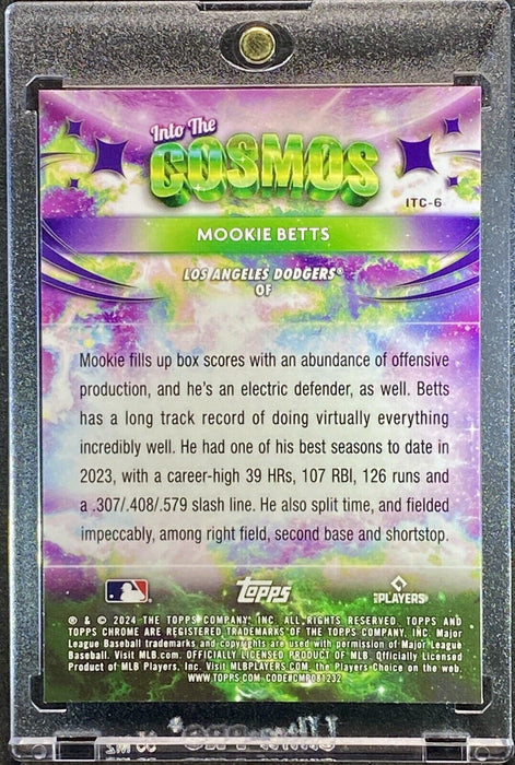 Mookie Betts RARE REFRACTOR INVESTMENT CARD SP INSERT MVP MINT