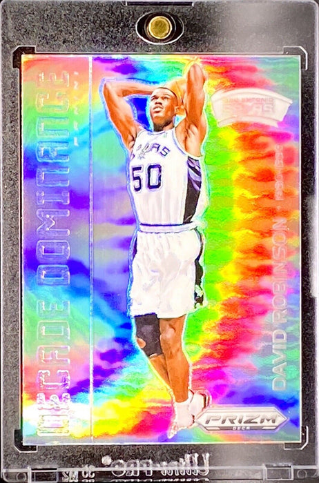 David Robinson RARE REFRACTOR CARD SP SPURS w/CASE