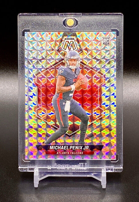 Michael Penix Jr.  ROOKIE REFRACTOR CARD SP FALCONS w/CASE