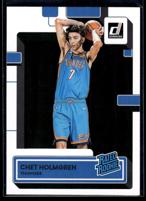 2022 Donruss Chet Holmgren #202  Rookie RC Oklahoma City Thunder NM-MINT