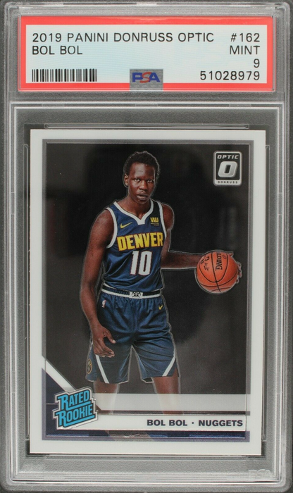 2019 Donruss Optic Bol Bol Rated Rookie #162 MINT PSA 9