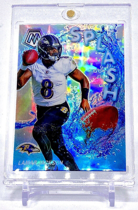 Lamar Jackson RARE REFRACTOR INVESTMENT INSERT CARD SP PRIZM RAVENS