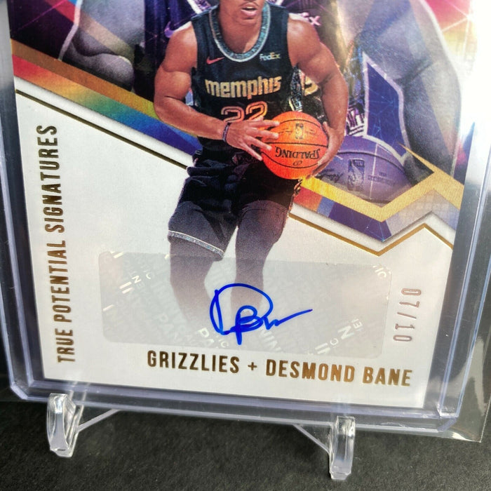 2020 Recon Desmond Bane True Potential Gold Signatures Rookie RC /10