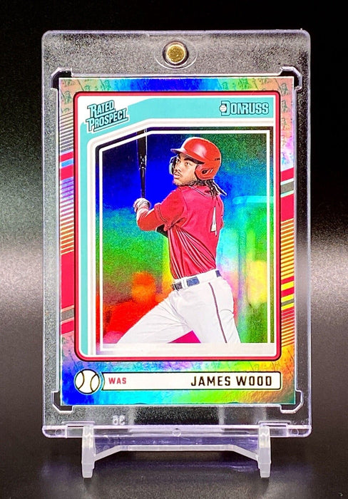 James Wood ROOKIE LIBERTY FOIL REFRACTOR RARE SP NATIONALS w/CASE