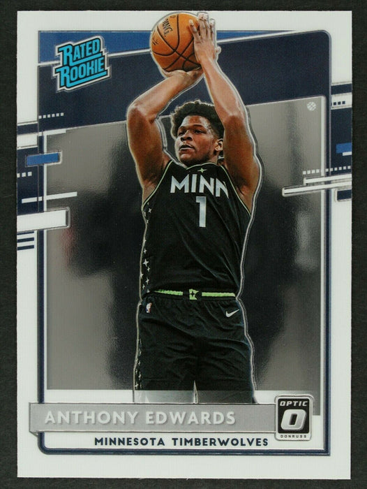 2020 Donruss Optic Anthony Edwards Rated Rookie #151 Timberwolves RC