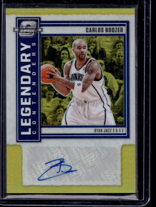 2020 Contenders Optic Carlos Boozer #LCA-CBZ AUTO Utah Jazz /10 NM-MINT SHARP