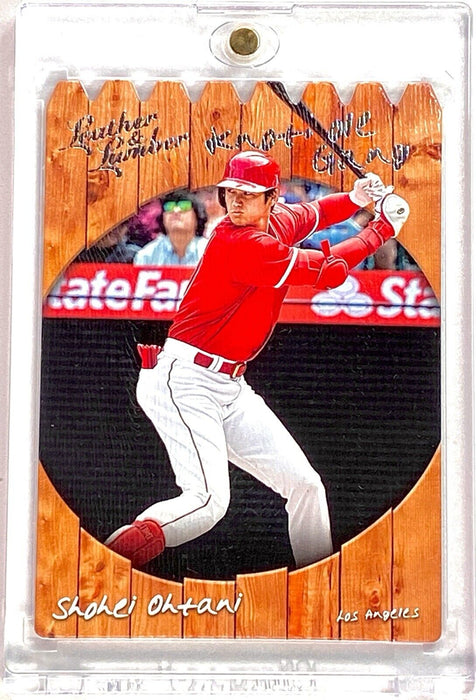 Shohei Ohtani RARE DIE-CUT CARD - SP ANGELS / DODGERS w/CASE