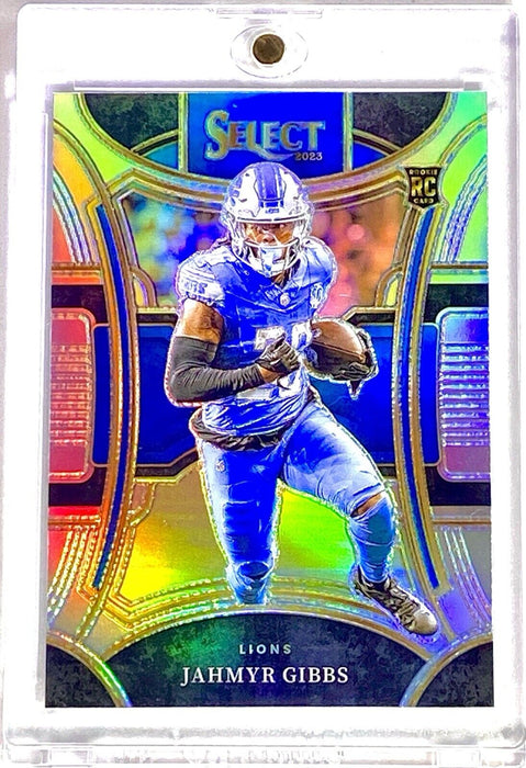 Jahmyr Gibbs RARE ROOKIE REFRACTOR INVESTMENT CARD SP LIONS w/CASE