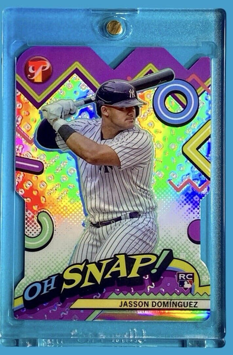 Jasson Dominguez RARE ROOKIE REFRACTOR DIE-CUT SP INVESTMENT CARD TOPPS YANKEES