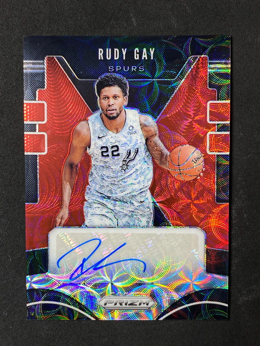 2019  Panini Prizm - Rudy Gay AUTO #SG-RGY  Black Velocity NM-MINT+