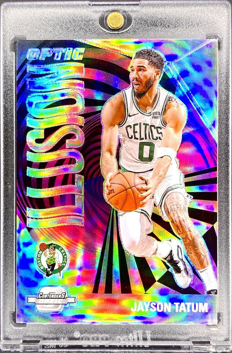 Jayson Tatum SILVER REFRACTOR INVESTMENT CARD SP PANINI CELTICS w/CASE