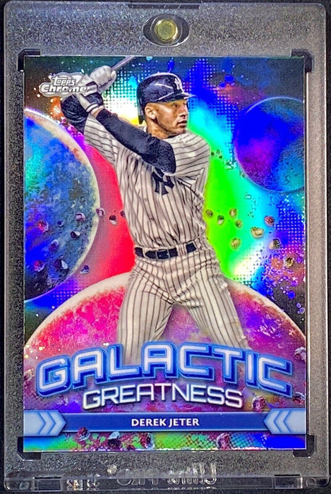 Derek Jeter REFRACTOR COLLECTOR'S INVESTMENT CARD SP INSERT TOPPS CHROME