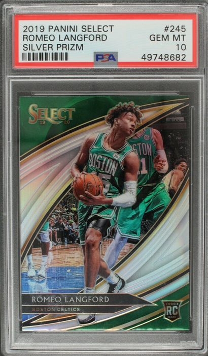 2019 Select Romeo Langford Silver Courtside Rookie RC #245 GEM MINT PSA 10