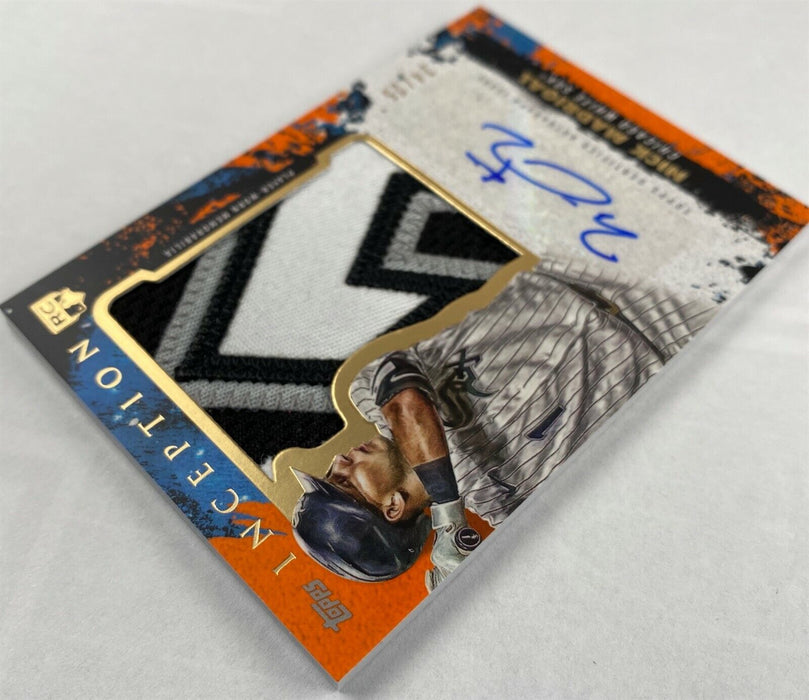 2021 Topps Inception Nick Madrigal Jumbo Patch Auto #AJP-NM /25 RC White Sox