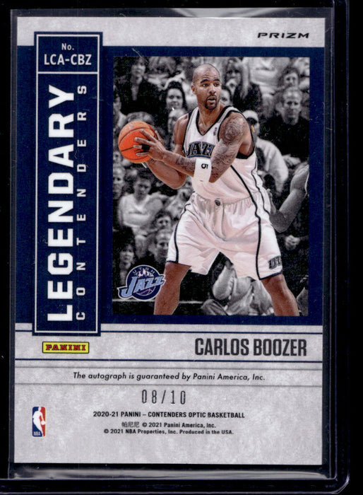 2020 Contenders Optic Carlos Boozer #LCA-CBZ AUTO Utah Jazz /10 NM-MINT SHARP