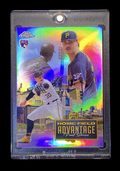 Paul Skenes RARE ROOKIE REFRACTOR CARD INVESTMENT SSP TOPPS CHROME CASE HIT