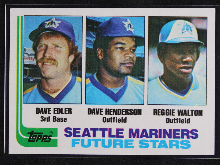 1982  Topps -  Edler / Dave Henderson / Walton FS, RC #711 NM-MT