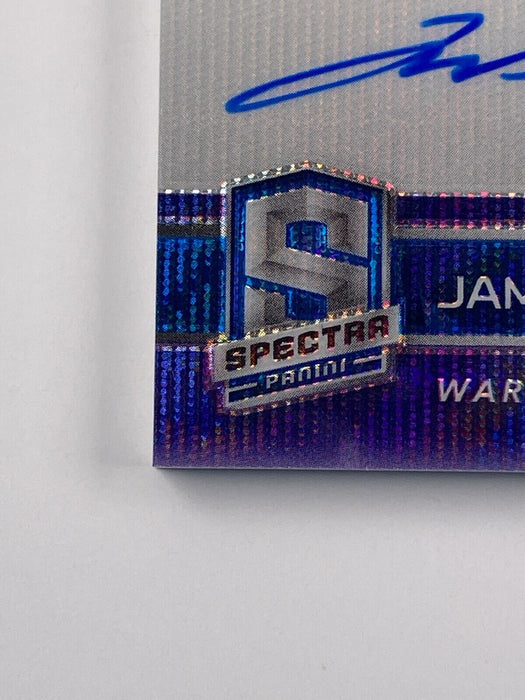 2020-21 Spectra James Wiseman Blue Wave FOTL RPA Rookie Patch On Card Auto /30