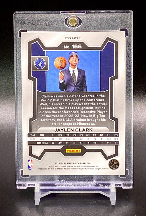 Jaylen Clark ROOKIE REFRACTOR INVESTMENT CARD SP TIMBERWOLVES w/CASE