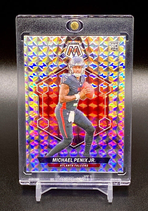 Michael Penix Jr.  ROOKIE REFRACTOR CARD SP FALCONS w/CASE