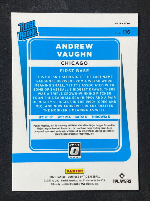 2021 Donruss Optic - Andrew Vaughn #116  Chicago White Sox NM-MINT+