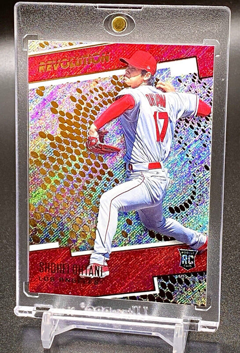 Shohei Ohtani ROOKIE GOLD REFRACTOR INVESTMENT CARD SP DODGERS w/CASE