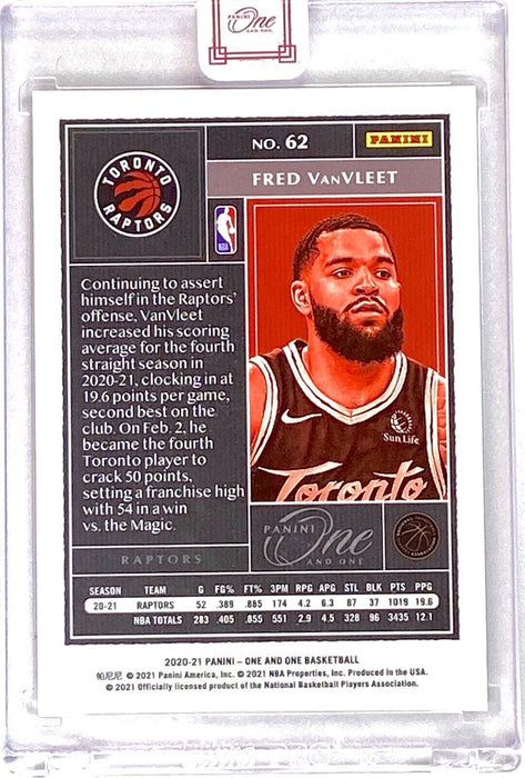 Fred VanVleet #/99 REFRACTOR - PANINI SP ROCKETS RAPTORS SEALED CASE