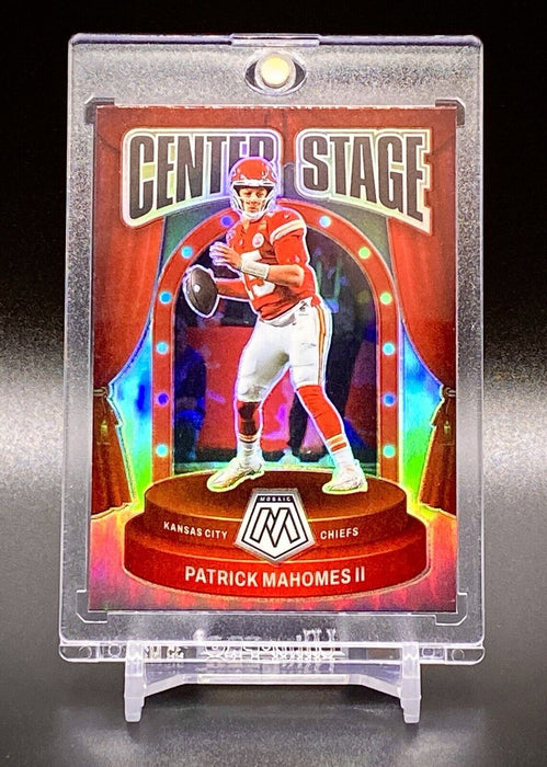 Patrick Mahomes RARE REFRACTOR INSERT INVESTMENT CARD SP CHIEFS W/CASE